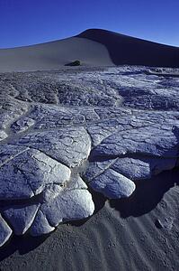 Rock formation in desert