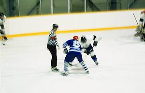 Hockey face-off