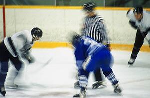 Hockey face-off