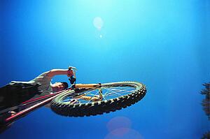 Man on a bike