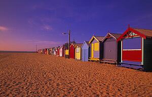 Change cabins on beach
