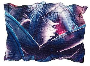 Impression of feathers