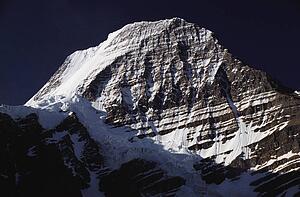 Mountain with snow