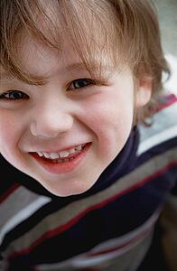 Little boy smiling
