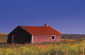 An old farm building