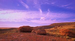 Red Rock Coulee Saskatchewan Canada