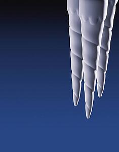 Stylized icicles