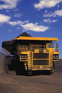 Large ore truck