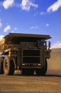 Large ore truck