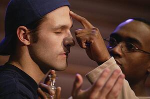 Anointed with oil