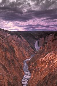 Stormy canyon