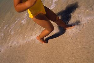 Beach playing