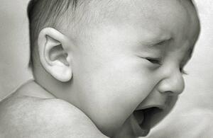 A crying baby