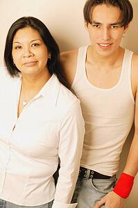 Mother and son