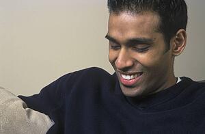Smiling man
