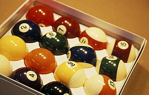 Set of balls for pool