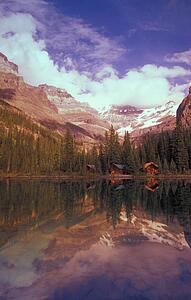 Majestic mountain scene