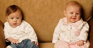 Babies sitting together