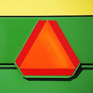 Slow moving sign