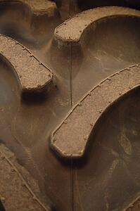Dirty truck tire tread
