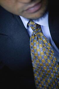 A businessman's tie