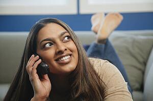 Long chatty phone call