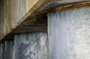 Concrete pillars