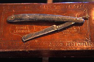 Antique shaving blade
