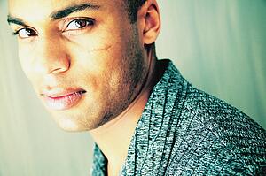 Closeup of a man's face