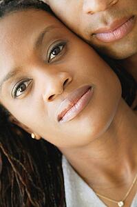 Closeup of a woman