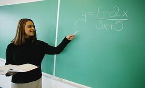 Teacher in classroom