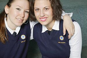 Group of students in uniform