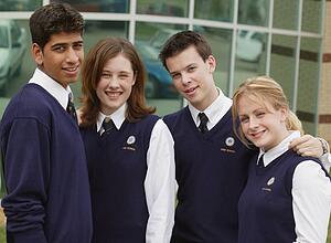 Group of students in uniform