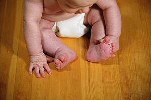 Baby hands and feet