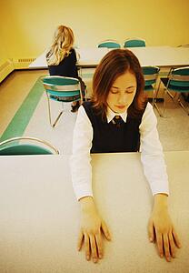 Students being punished for bad behavior
