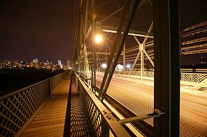 Bridge at night