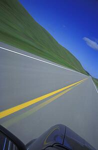 Traveling on a highway