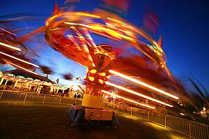 Ride at an amusement park
