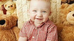 Baby with special friends