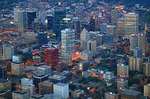 A view of downtown