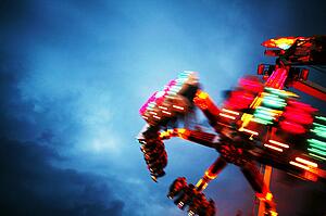 A ride at an amusement park
