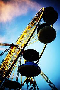 A ride at an amusement park