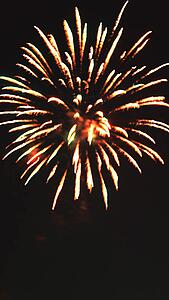 Red fireworks