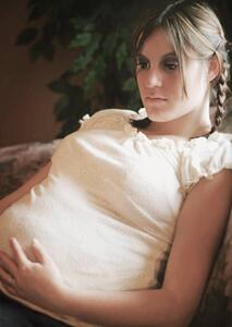 Portrait of a pregnant woman