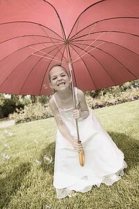 Girl with umbrella