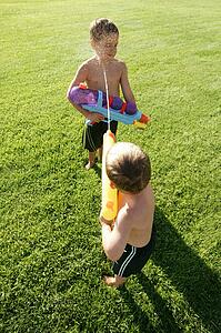 A water fight