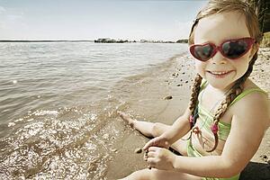 Girl at the beach