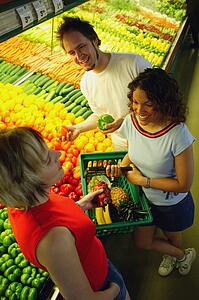Visit in a grocery store