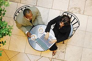 Businesspeople in a meeting