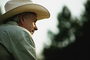 Man with cowboy hat